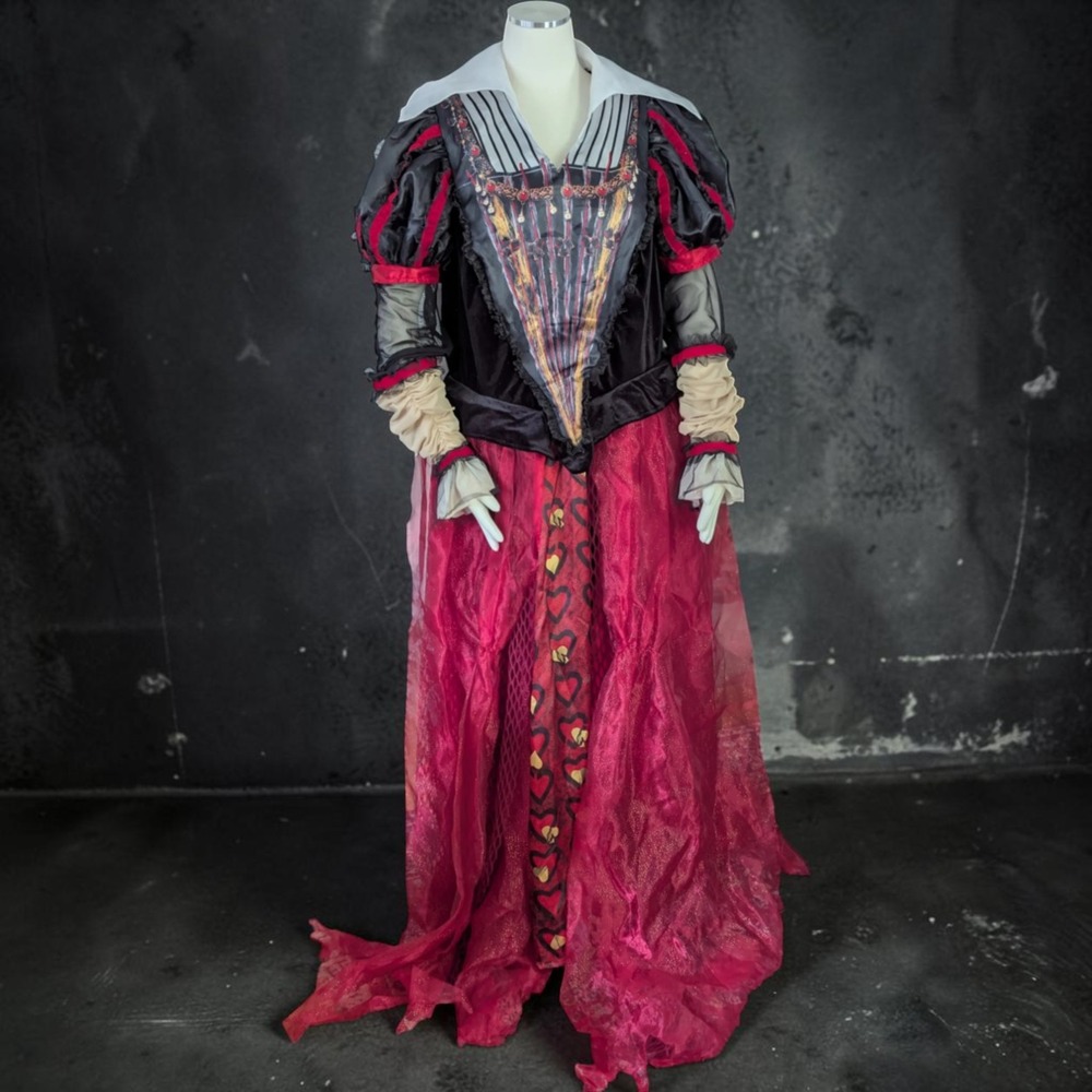 Disney Alice Through the Looking Glass Red Queen Deluxe Movie Replica Gown Dress